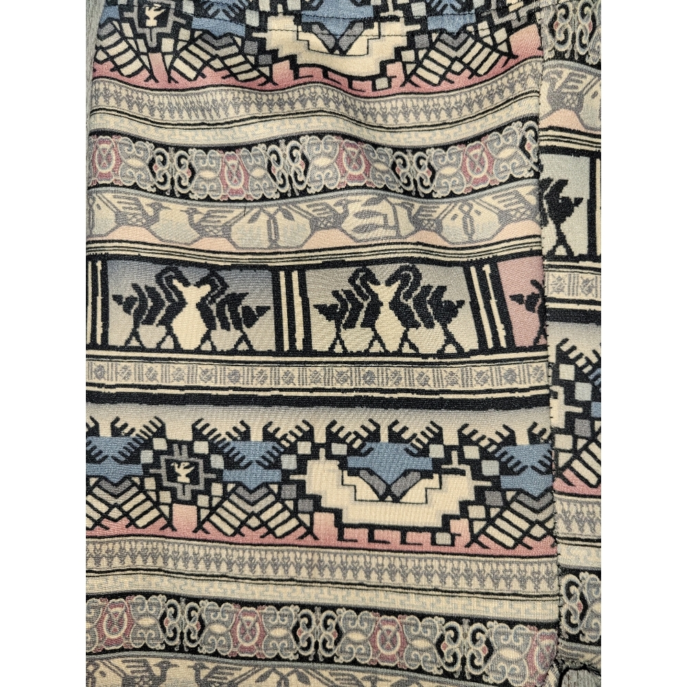 Fleece Lined Patterned Leggings - image 2